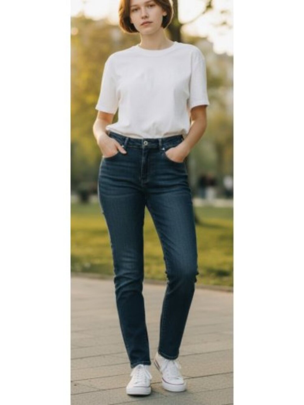 NEW Dark Wash THE CHILDRENS PLACE Super Skinny Stretch Denim Jeans Girls Size 10
